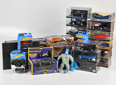 Lot 41 - BATMAN; a collection of figures, vehicles and...