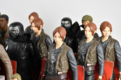 Lot 21 - STAR WARS; a collection of figures, including...