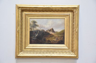 Lot 2988 - WILLIAM SMEALL (1790-1883); oil on board,...