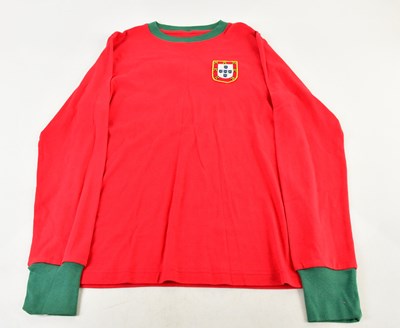 Lot 1210 - EUSÉBIO; a signed retro style Portugal...