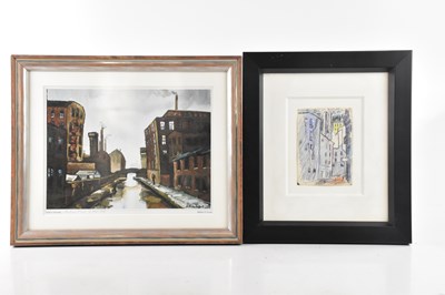 Lot 3031 - WILLIAM RALPH TURNER; pencil sketch, street...