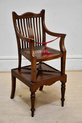 Lot 2398 - A combination child's chair and table, the...