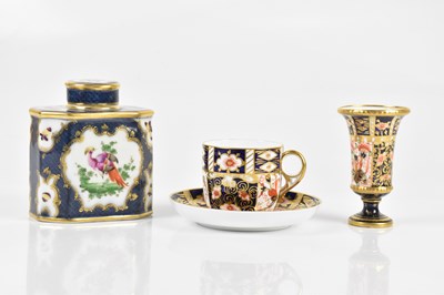 Lot 2765 - WORCESTER; an 18th century tea caddy and cover...