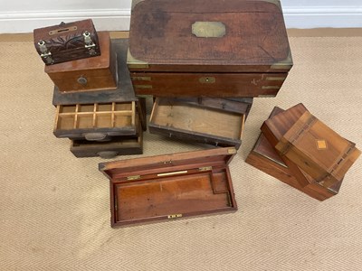 Lot 28 - A quantity of assorted boxes, to include...