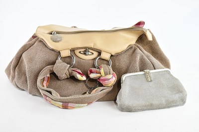 Lot 2069 - VIVIENNE WESTWOOD; a brown textured cloth...