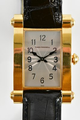 Lot 1827 - THEO FENNELL; a gentleman's 18ct gold cased...