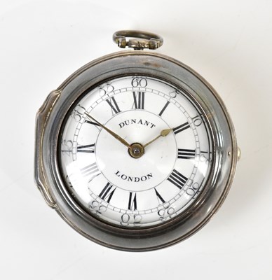 Lot 1793 - WILLIAM DUNANT, LONDON; a George II hallmarked...