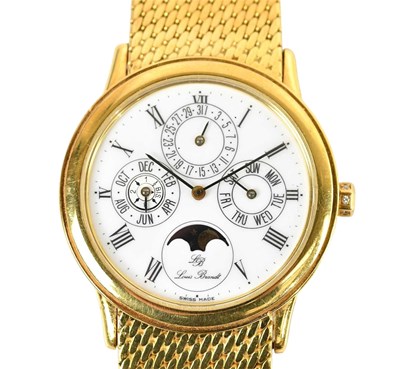 Lot 1812 - OMEGA LOUIS BRANDT; a Swiss yellow metal cased...