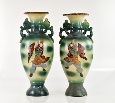 Lot 2867 - A large pair of mid 20th century Japanese...