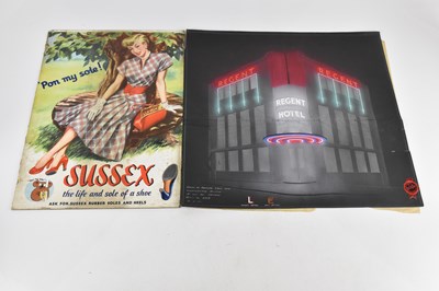 Lot 2544 - A vintage advertising card sign for Sussex...