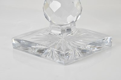 Lot 2841 - A Victorian cut glass centrepiece, the top...