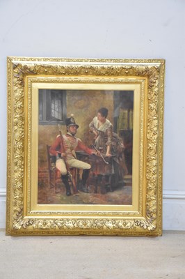 Lot 2983 - HENRY GILLARD GLINDONI (1852-1913); oil on...