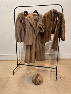 Lot 1965 - BROWNS OF CHESTER; a full length vintage beige...