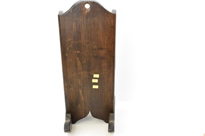 Lot 61 - A child's 19th century stained pine rocking...