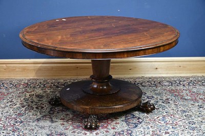 Lot 2332 - An early Victorian rosewood breakfast table,...