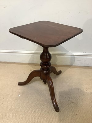 Lot 2394 - A 19th century mahogany occasional table, the...