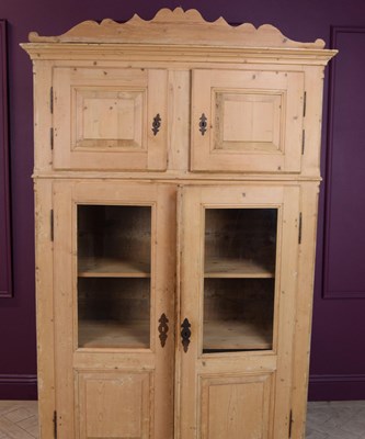 Lot 2348 - A late 19th century French pine farm kitchen...