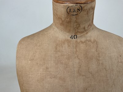 Lot 49 - A dress maker's mannequin body, 80 x 36cm, for...