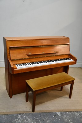Lot 2904 - DANEMANN; an upright piano, height 116cm, and...