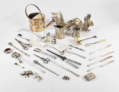 Lot 19 - A Victorian hallmarked silver and mother of...