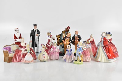 Lot 2721 - ROYAL DOULTON; a collection of figures...
