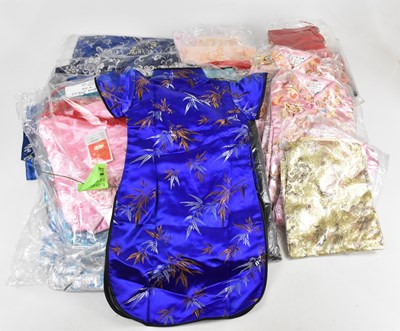 Lot 2615 - An extensive collection of Chinese silk robes...