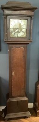 Lot 2483 - JG; an 18th century thirty hour longcase clock,...