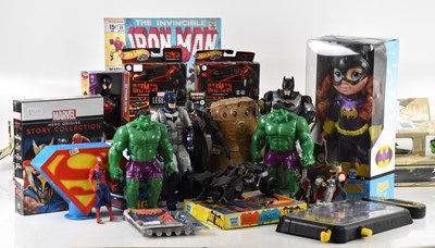 Lot 48 - MARVEL; a collection of figures, toys and...