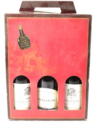 Lot 190 - A cased set of three bottles of red, rosé and...