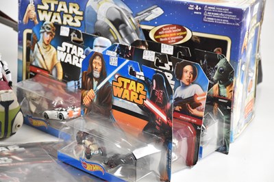 Lot 16 - STAR WARS; a collection of toys, inlcuding...