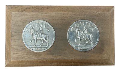 Lot 316 - Two cylinder caps from a Cooper Climax engine,...