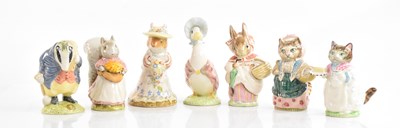 Lot 1626 - BESWICK; four Beatrix Pottery figures...