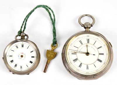 Lot 1812 - A hallmarked silver cased Marine Centre...
