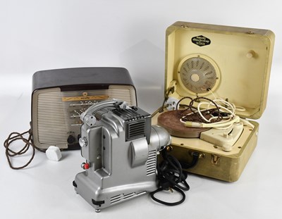 Lot 2912 - A cased Bolex Paillard, a cased electric...
