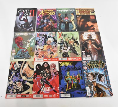 Lot 200 - MARVEL; a large collection of 395+ comics,...