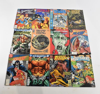 Lot 205 - DC COMICS; a large collection of 300+ comics,...