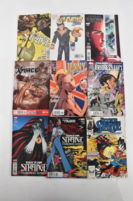 Lot 207 - COMICS; a large collection of 300+ comics,...