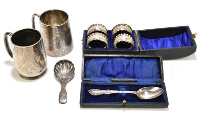 Lot 2270 - JOHN ROSE; a George V hallmarked silver...