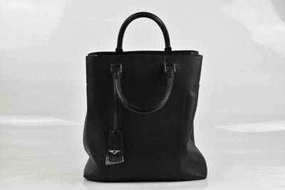 Lot 2021 - BENTLEY; an unused black textured leather Mary...