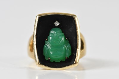 Lot 1283 - NILS WESTERBACK, FINLAND; a 14k yellow gold...