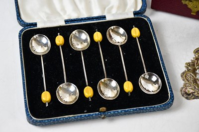 Lot 18 - A collection of assorted silver plate,...