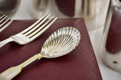 Lot 18 - A collection of assorted silver plate,...