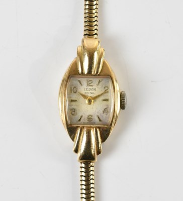 Lot 1860 - TUDOR; a lady's vintage 9ct yellow gold 'Royal'...