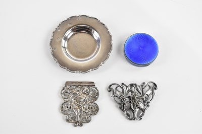Lot 50 - ALBERT CARTER; a George V hallmarked silver...