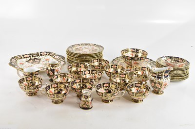 Lot 2805 - ROYAL CROWN DERBY; a 9264 pattern part tea...