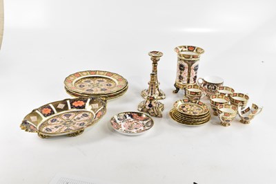 Lot 2807 - ROYAL CROWN DERBY; a mixed collection of Imari...