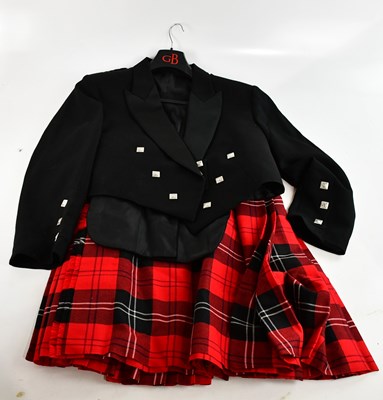 Lot 2604 - A Ramsay tartan pattern full dress kilt and...