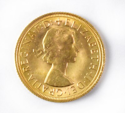 Lot 963 - An Elizabeth II full sovereign, 1968.