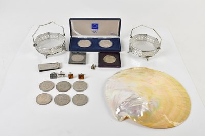Lot 1727 - A pair of cased Athens 2004 encapsulated...