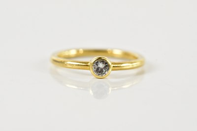 Lot 93 - CARTIER; an 18ct yellow gold and diamond...